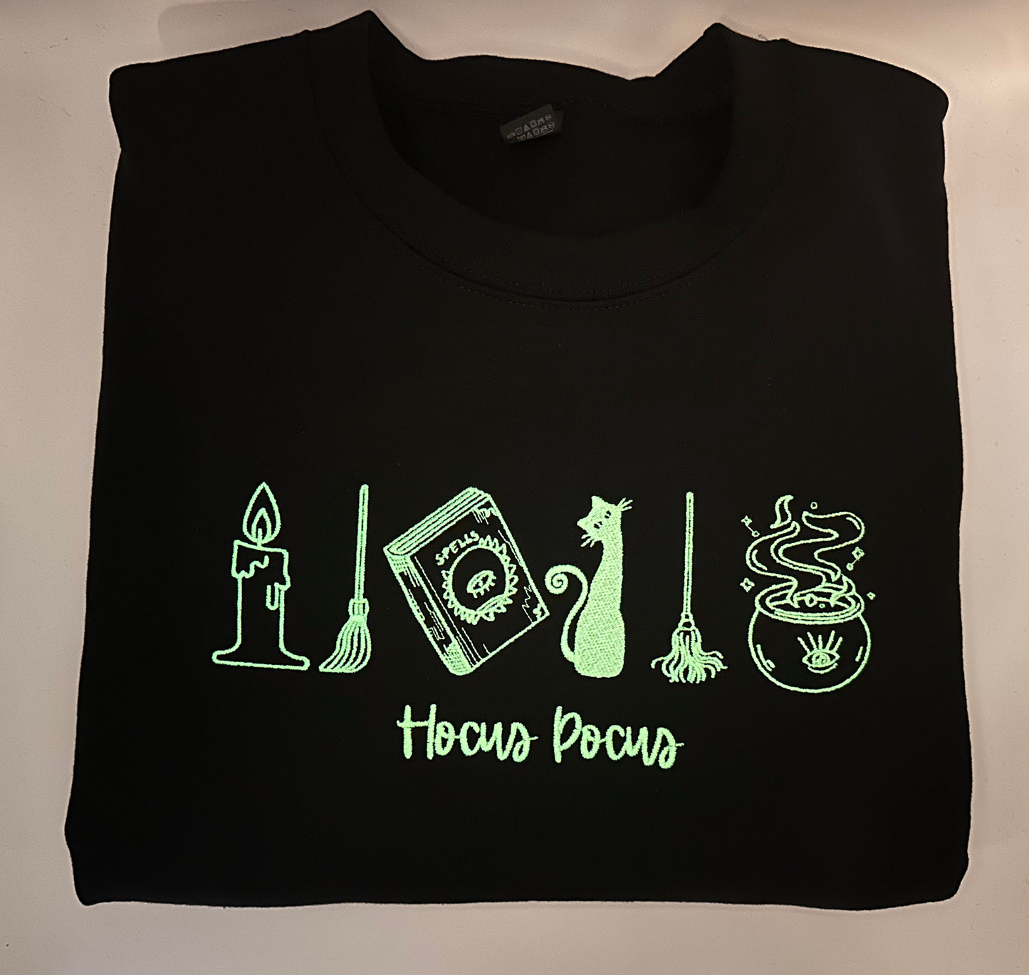 HP icon embroidered crewneck (glow in the dark)