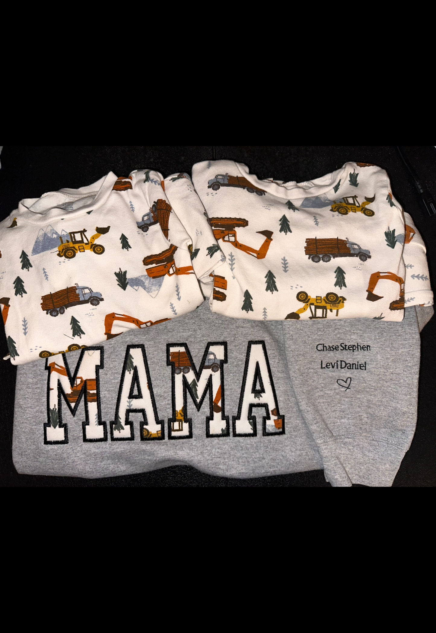 Embroidered Baby Clothes Crewneck