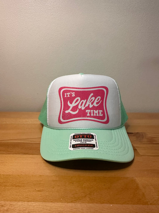 It’s lake time foam trucker hat