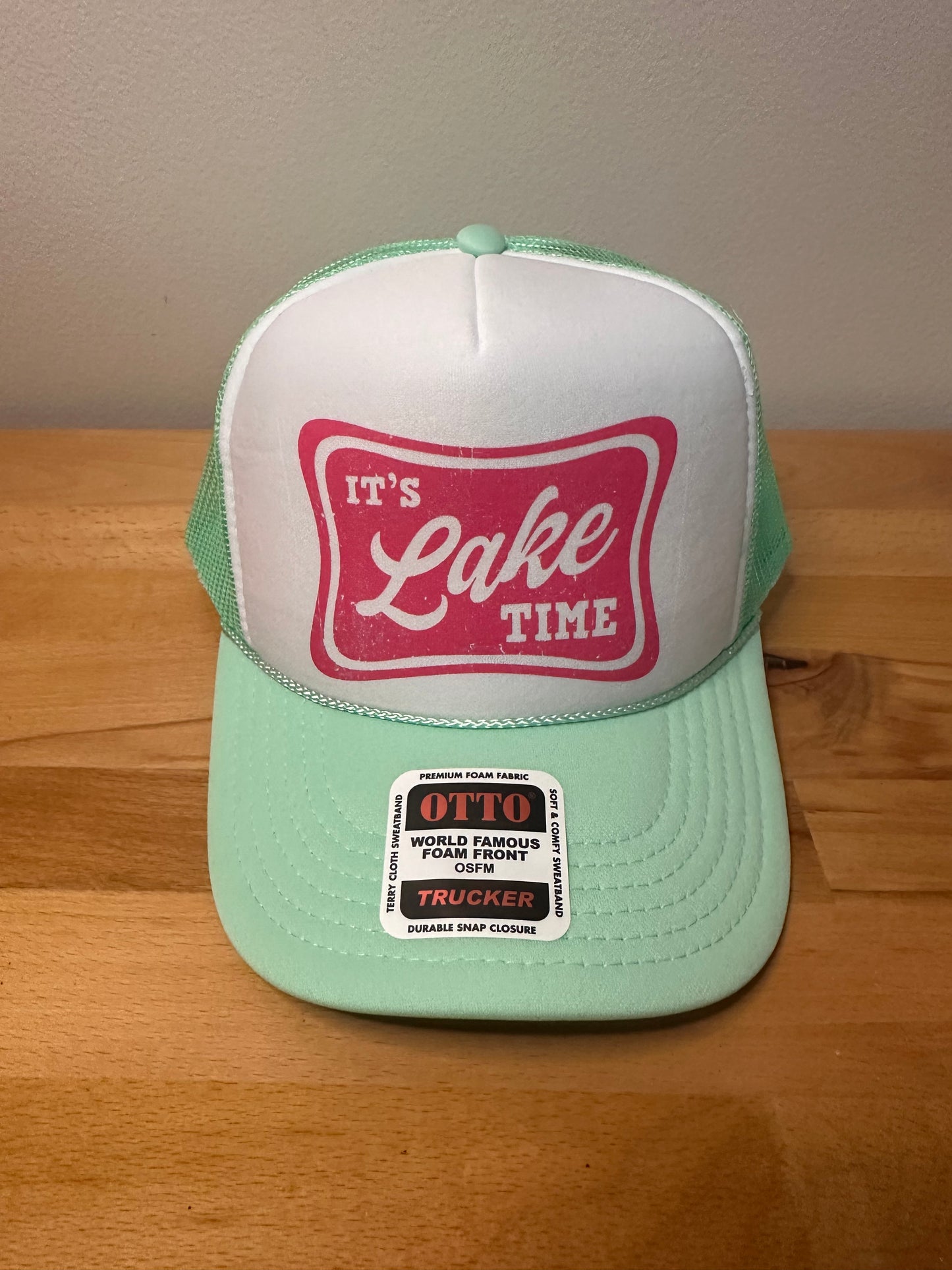 It’s lake time foam trucker hat