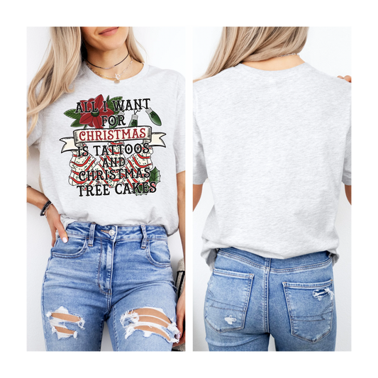 All I want for Christmas t-shirt