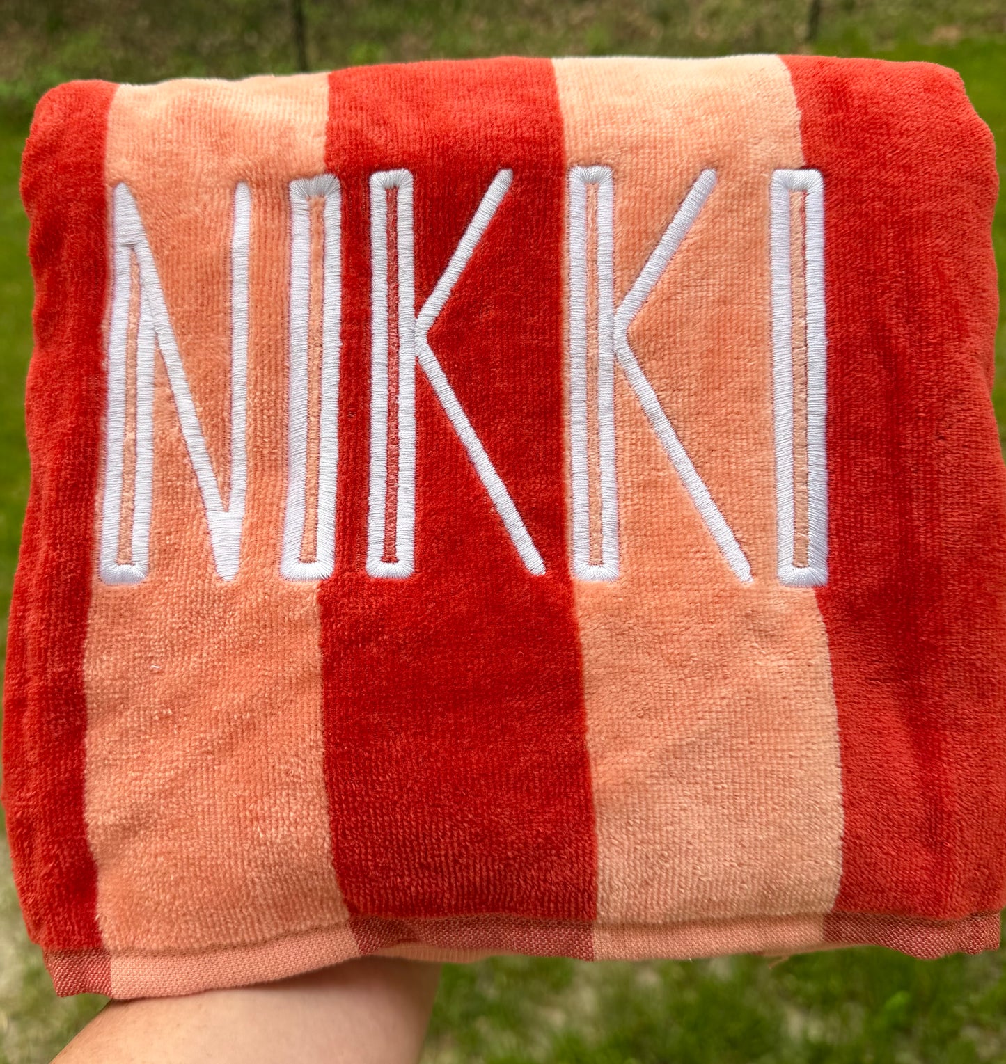 Personalized Embroidered Beach Towel