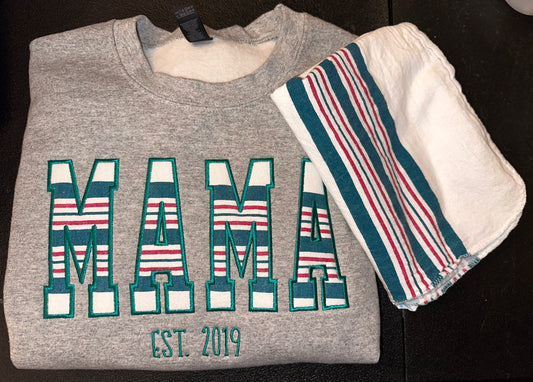 Embroidered Baby Clothes/Blanket Crewneck