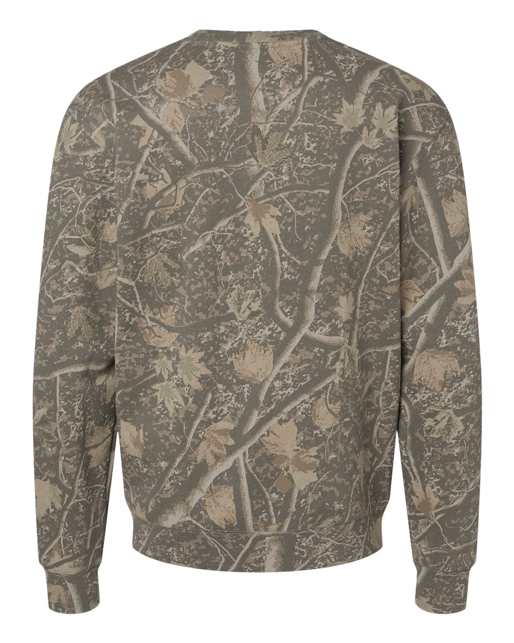 Embroidered "Motherhood, Hallelujah" Deadwood Camo Crewneck