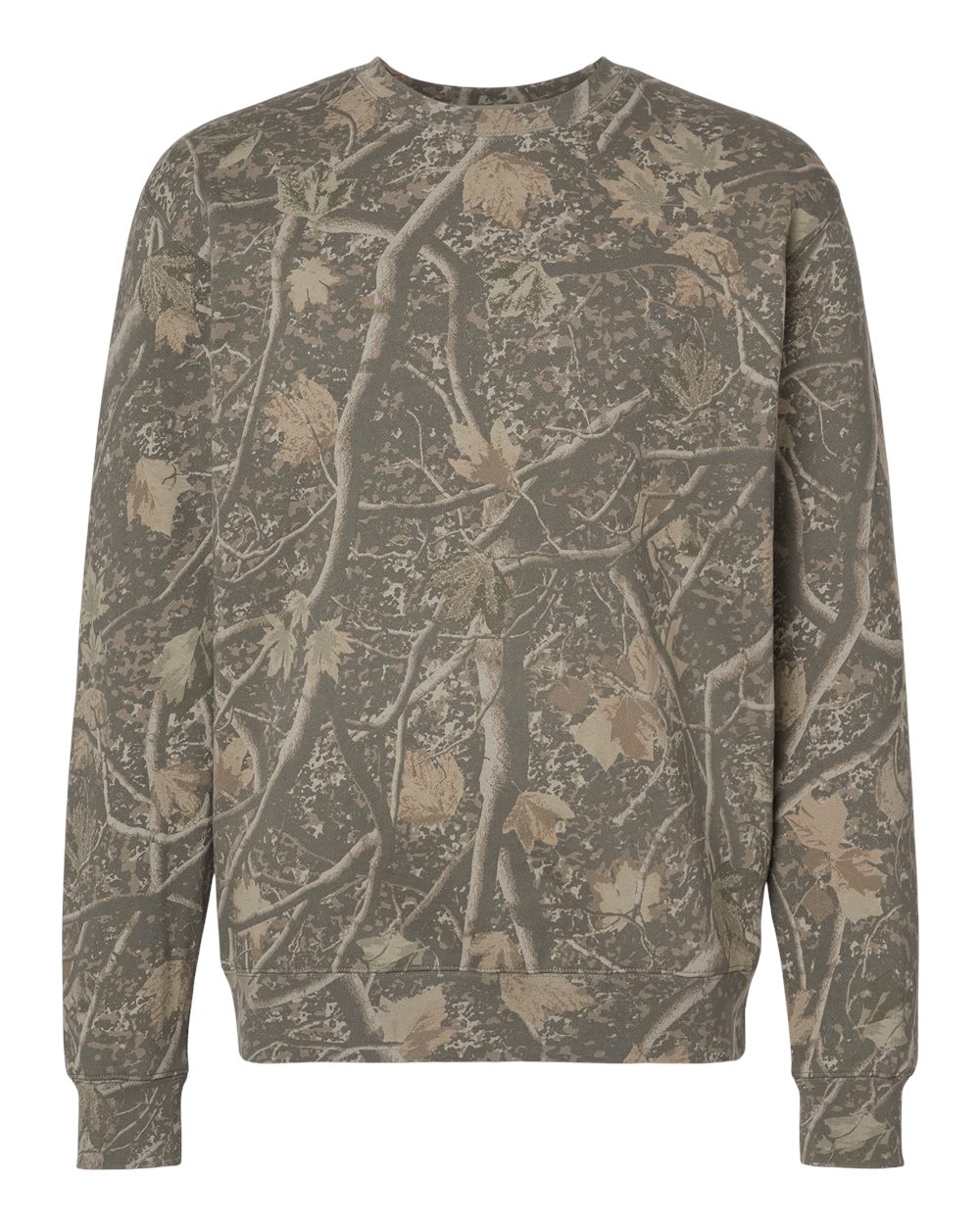 Embroidered "Motherhood, Hallelujah" Deadwood Camo Crewneck