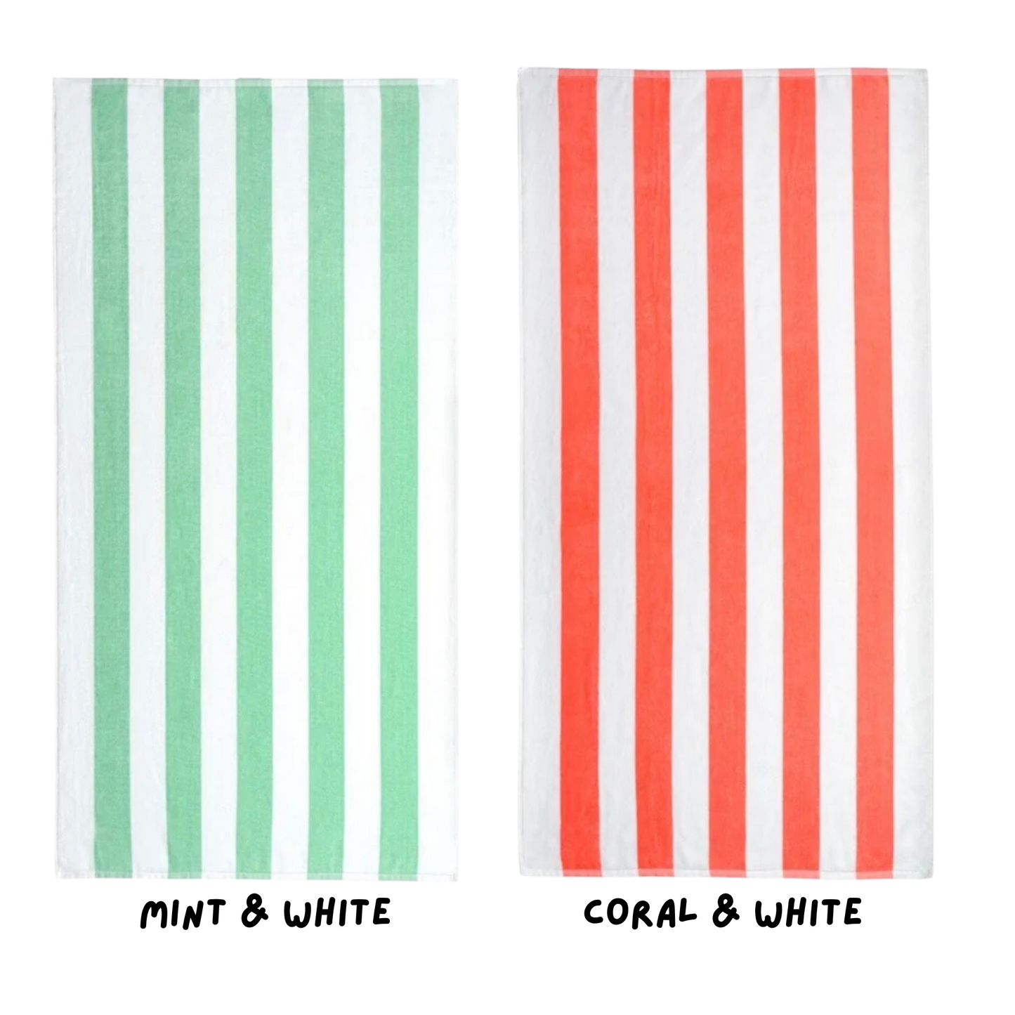Personalized Embroidered Beach Towel